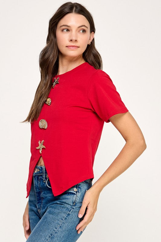 Red Under the Sea T-Shirt