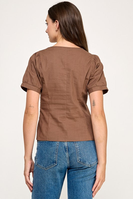 Pre-order Agosto 30 Brown Shirt