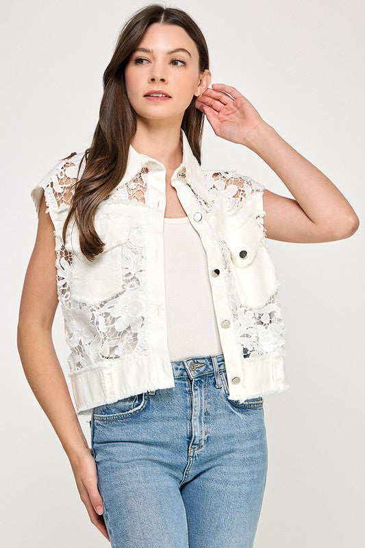 Pre-order mayo 12 White Lace Shirt