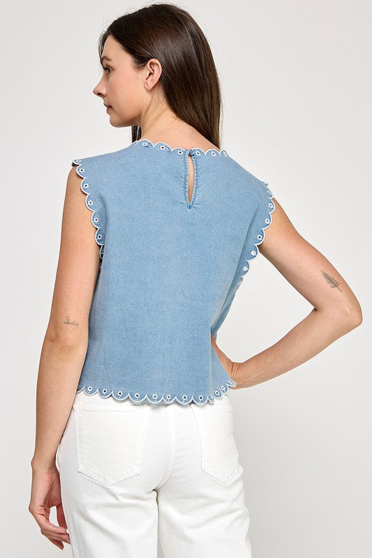 Embroidery Details Shirt