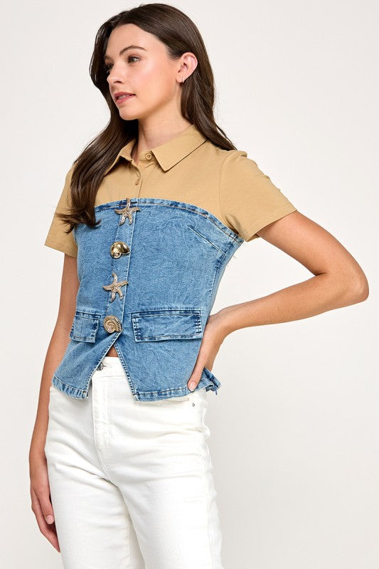 Khaki Polo Shirt