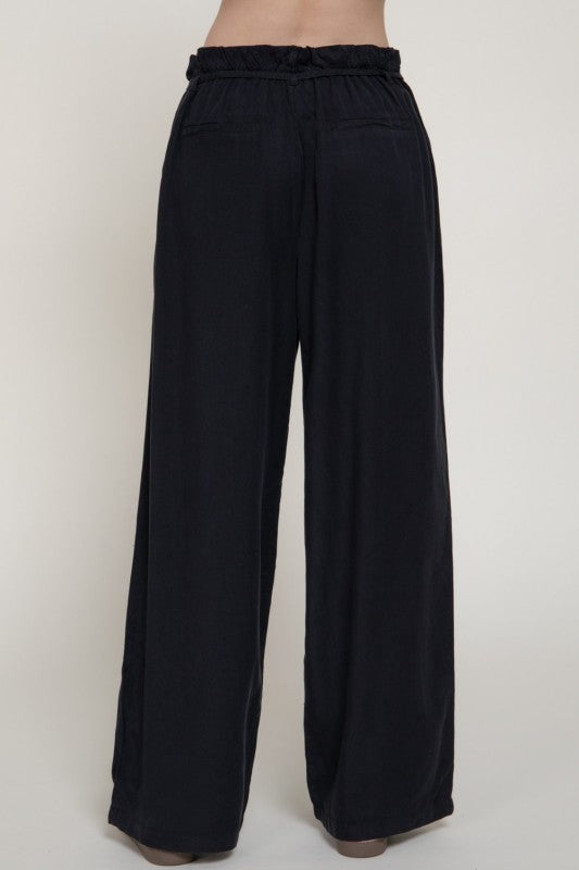 Pre-order June 29 Black Paperbag Pants