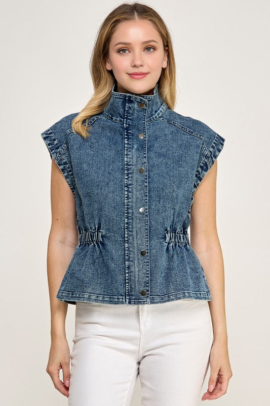 Pre-order Agosto 24 Peplum Napoleon Jacket