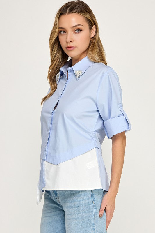 Pre-order March 9 Layered Lace Shirt