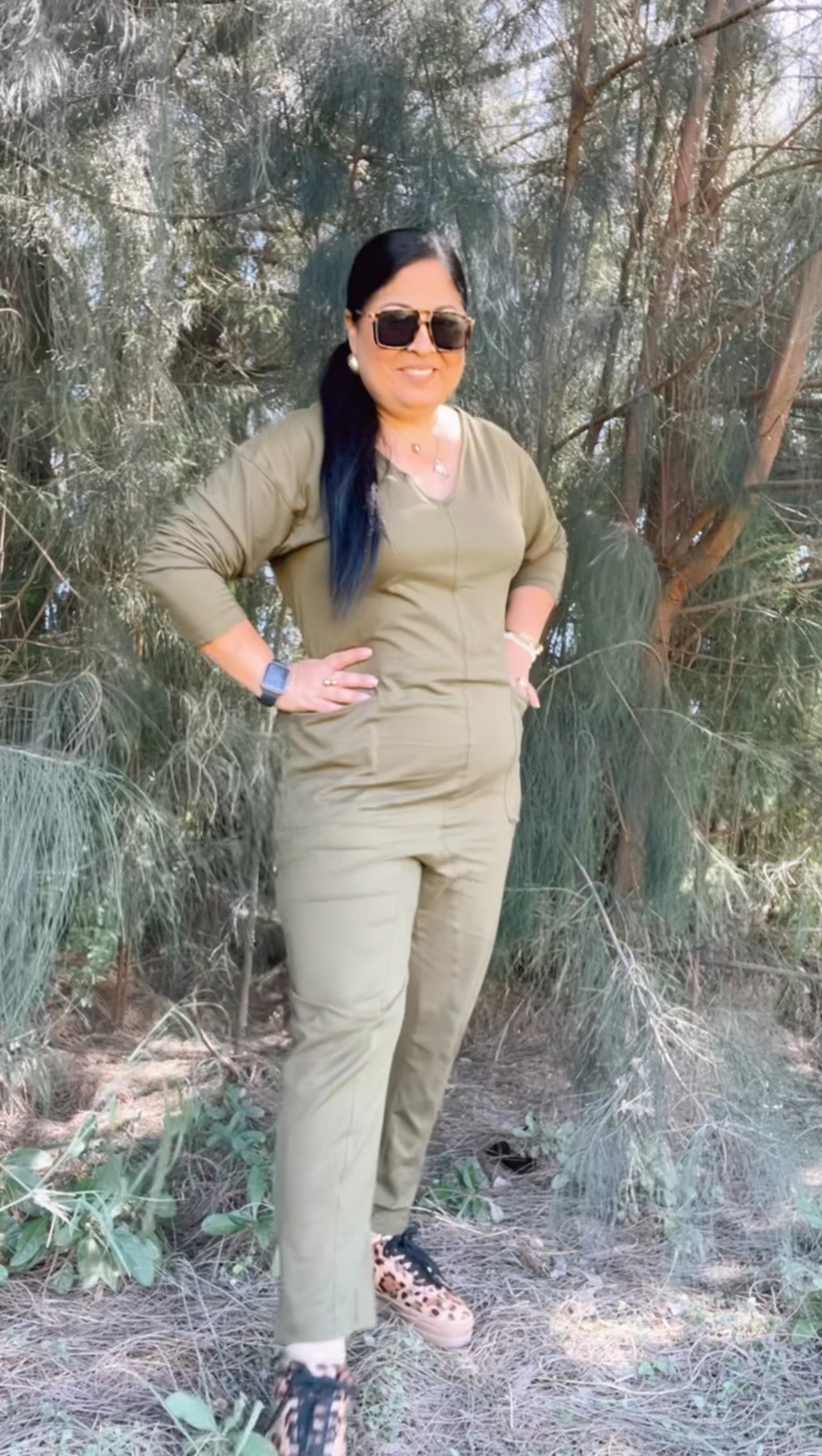 Comfy Baggy Olive Jumpsuit