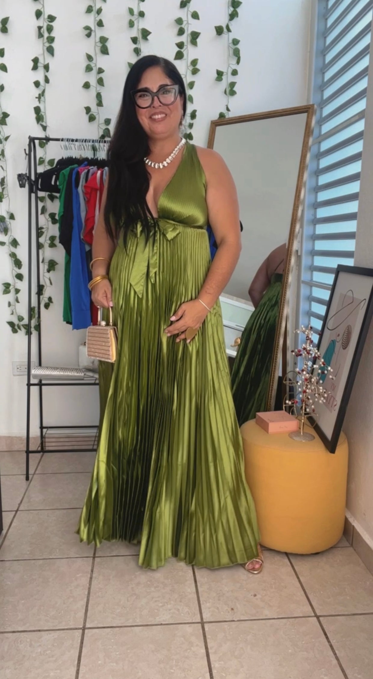 Front tied maxi