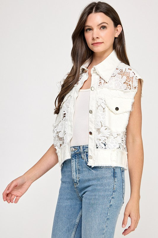 Pre-order mayo 12 White Lace Shirt