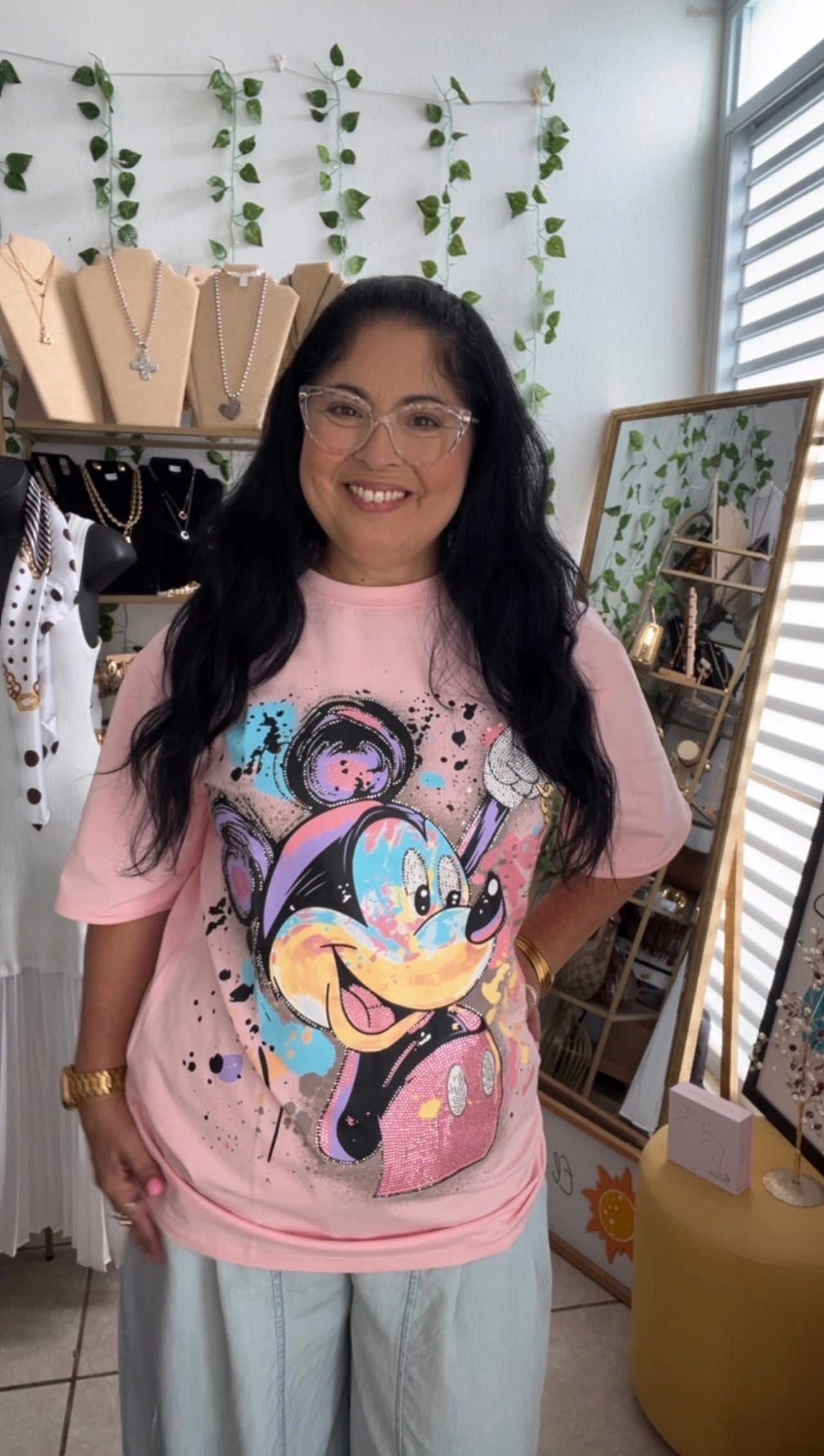 Pink Mickey Oversize (L)