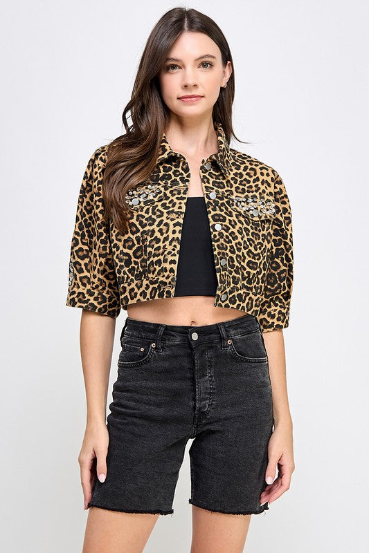 Re-Stock (se envía el sábado) Animal Print Jacket
