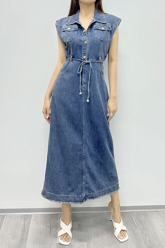 Traje en Denim Linea Premium