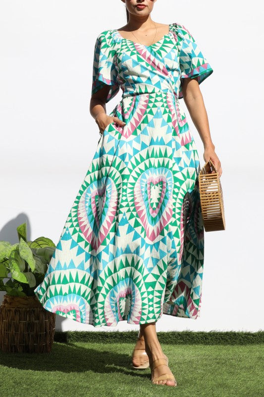 Pre-orden Mayo 18 Boho Maxi Dress