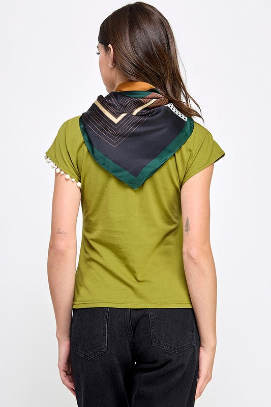 Neck Scarf T-Shirt
