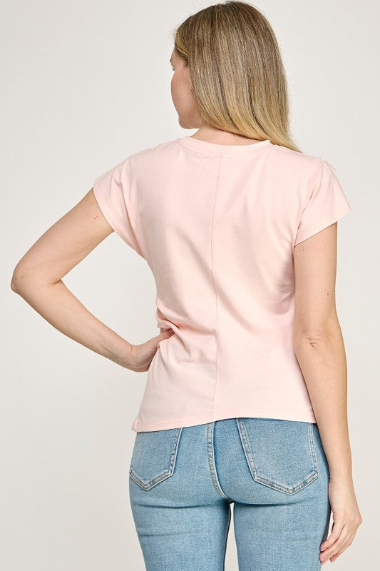Pink Floral T-Shirt