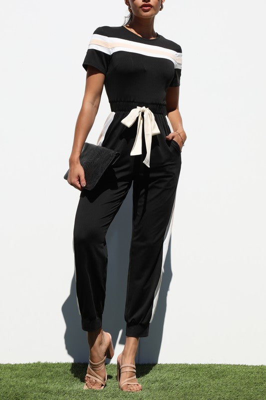 Spandex Black Inspo Jumpsuit