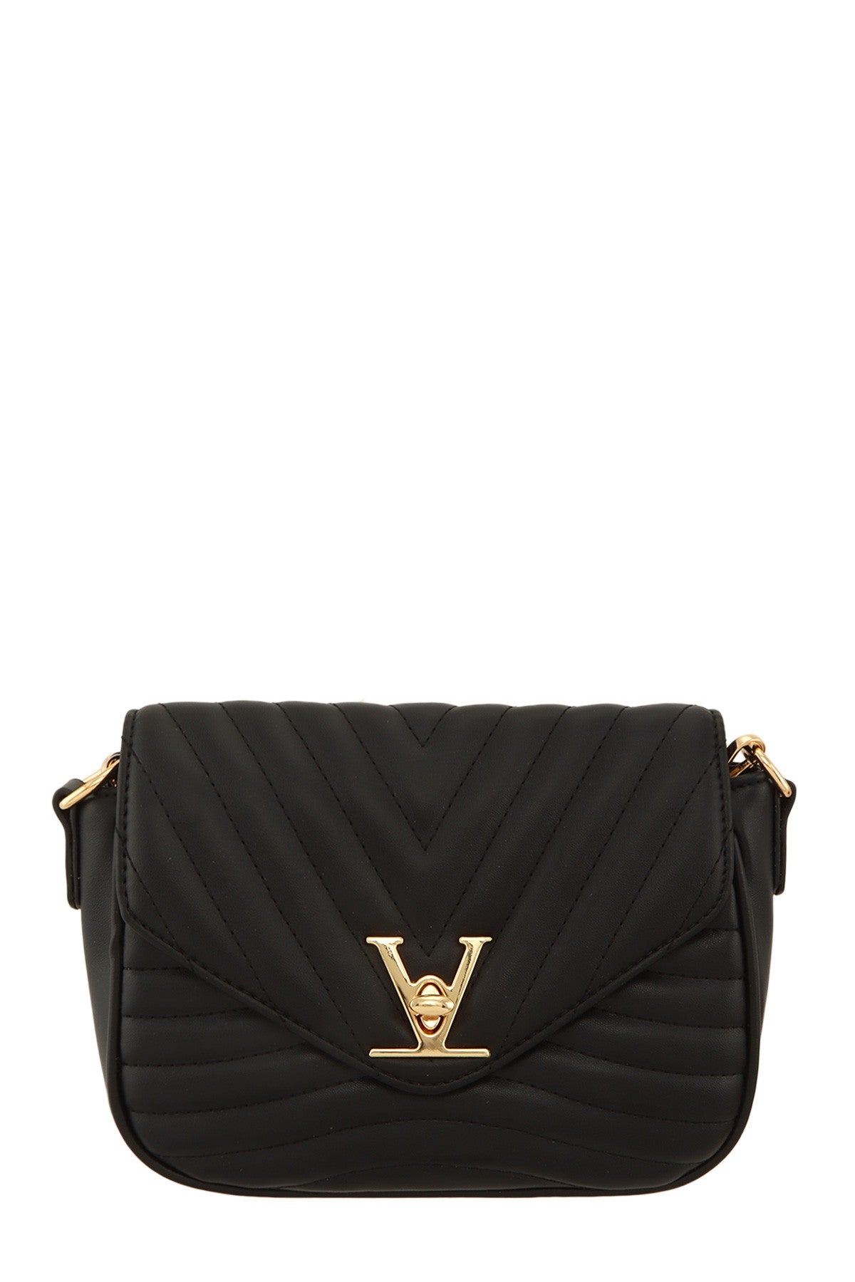 V Black Crossbody bag
