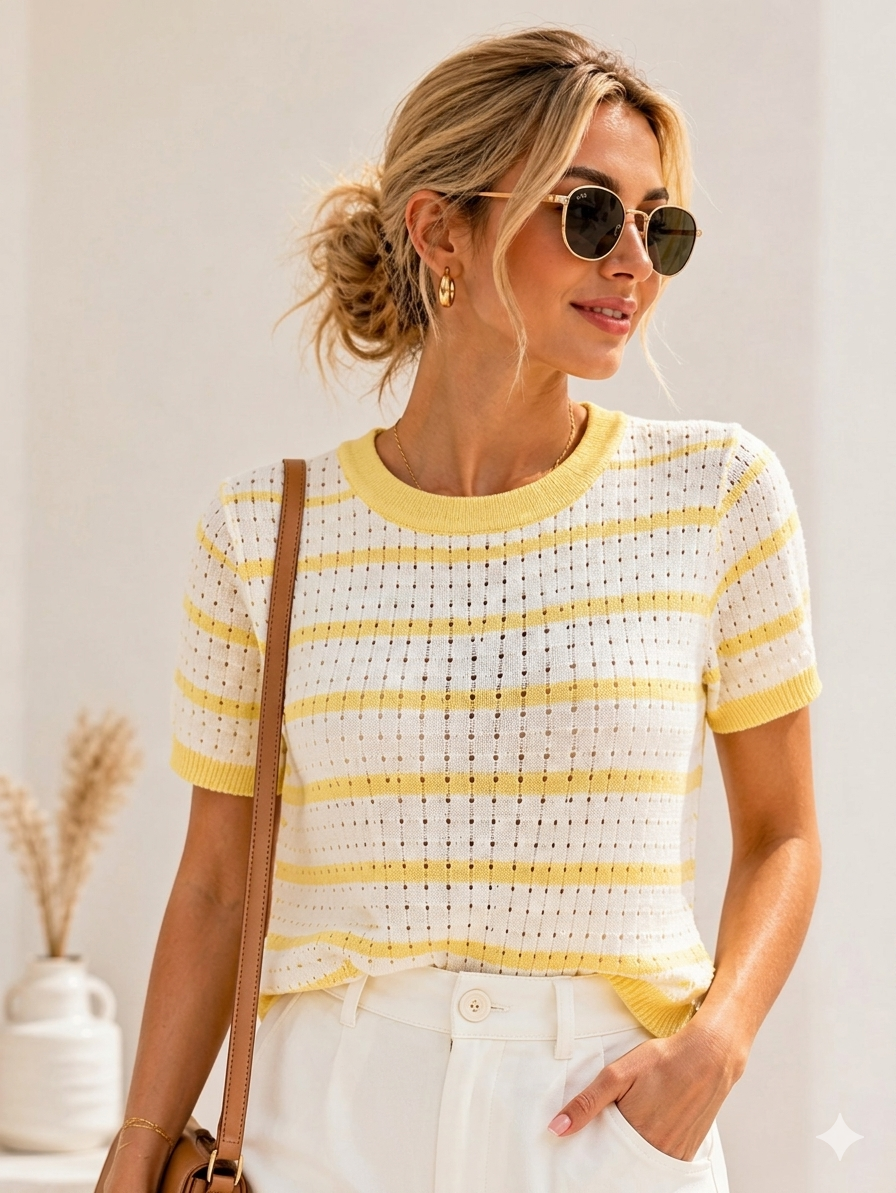 Yellow Stripe Shirt