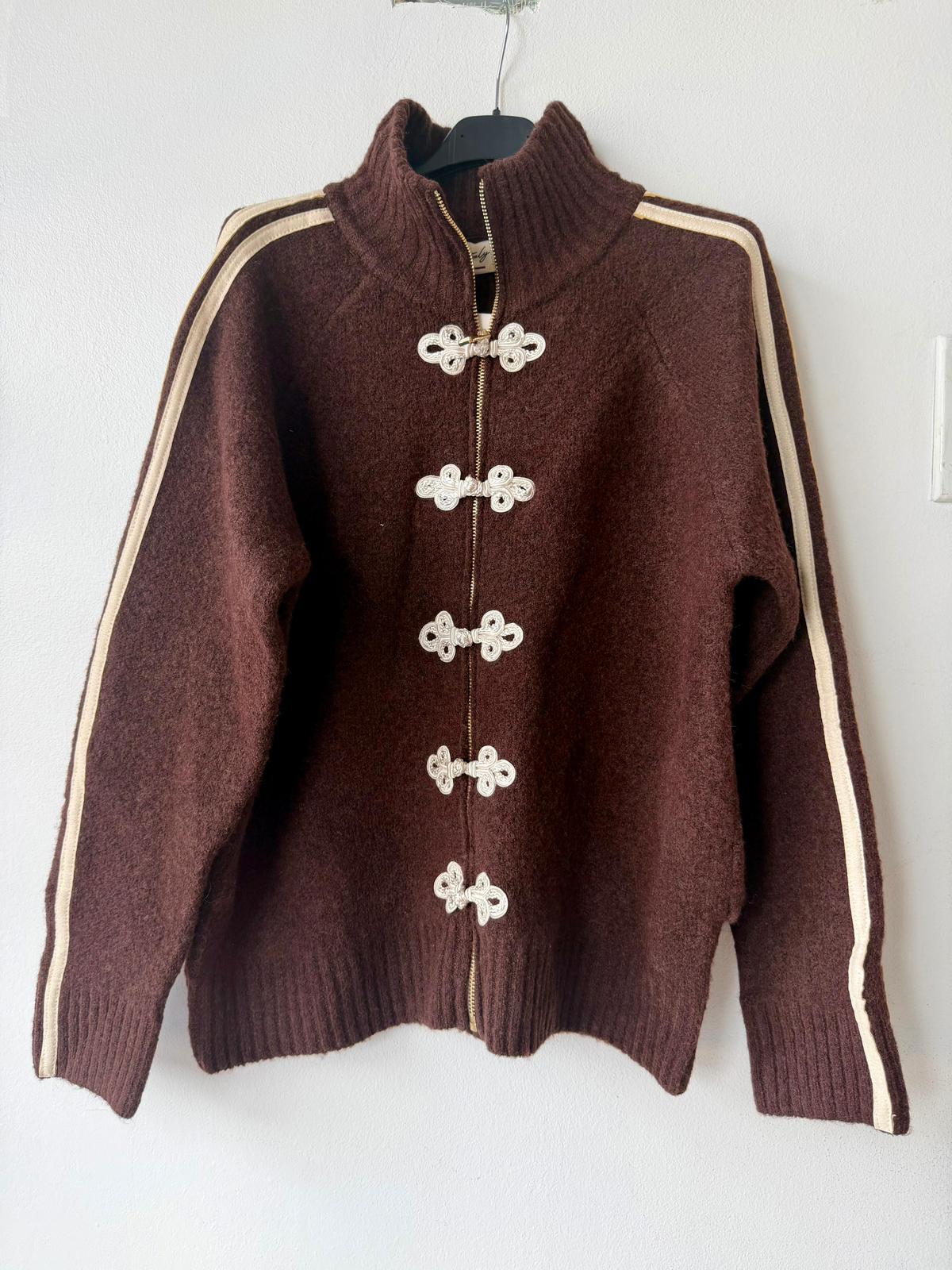 🇮🇹 Brown Napoleon Sweater One Size