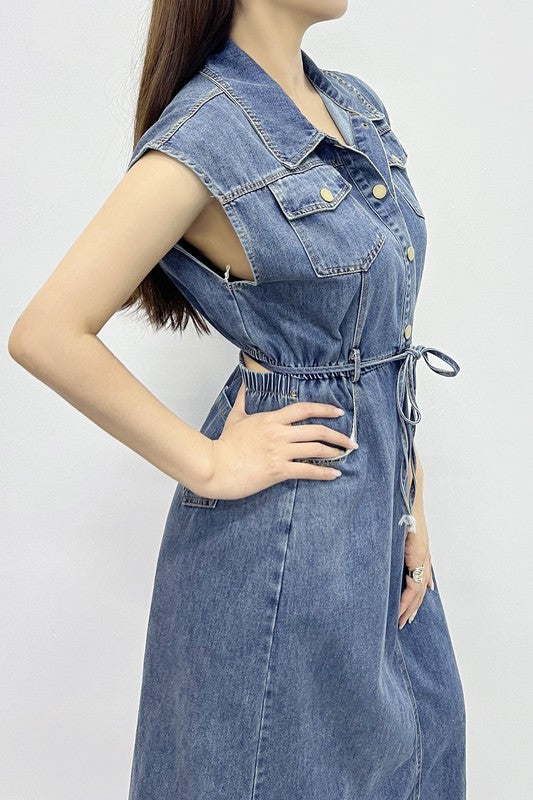 Traje en Denim Linea Premium
