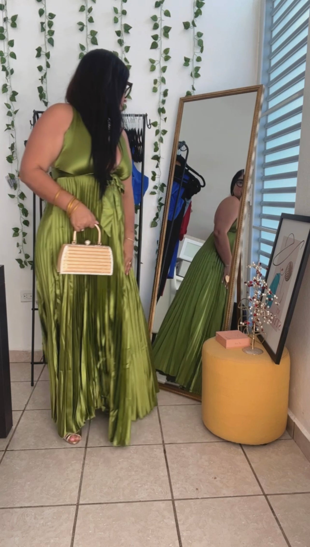 Front tied maxi