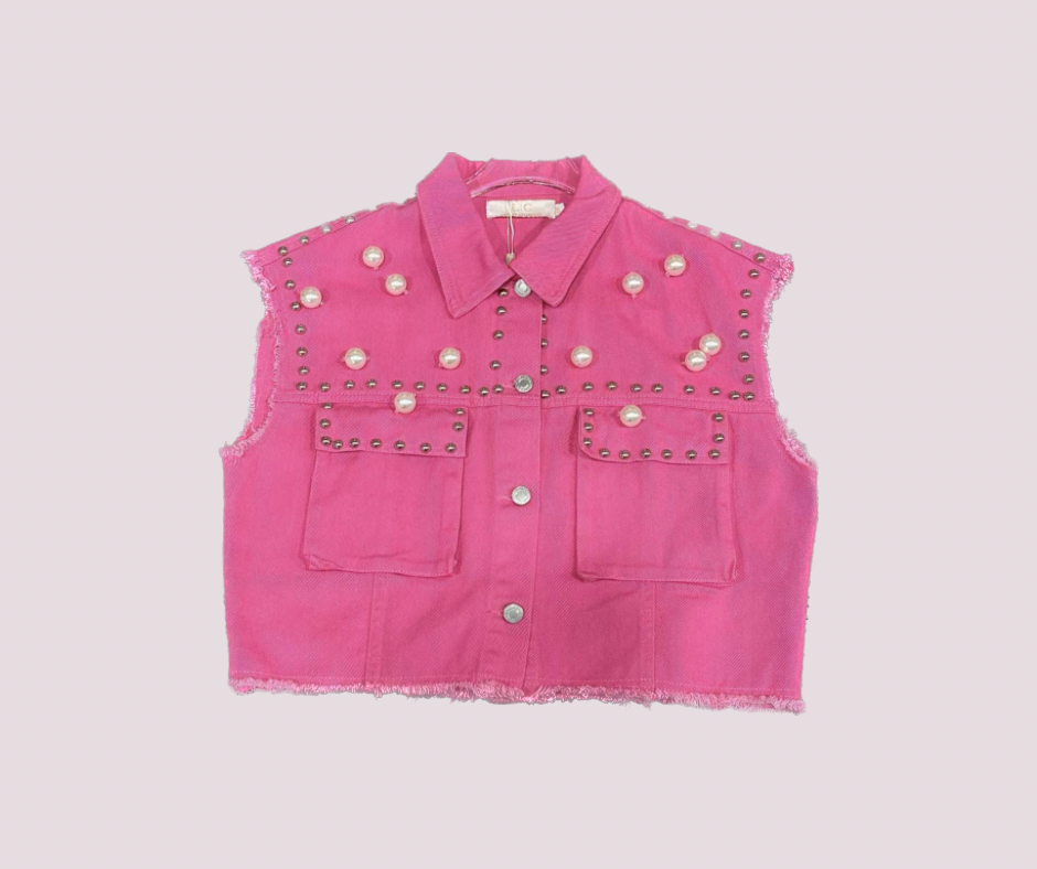 Pink or White Fashion Vest