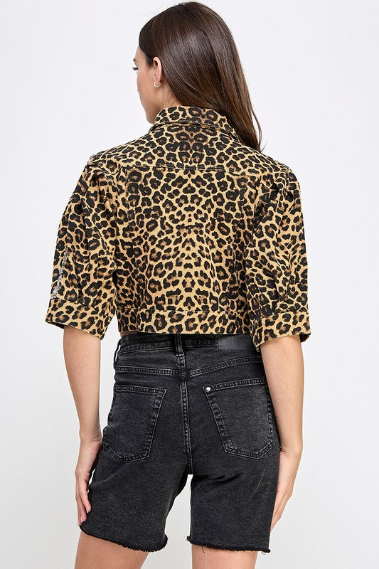 Re-Stock (se envía el sábado) Animal Print Jacket