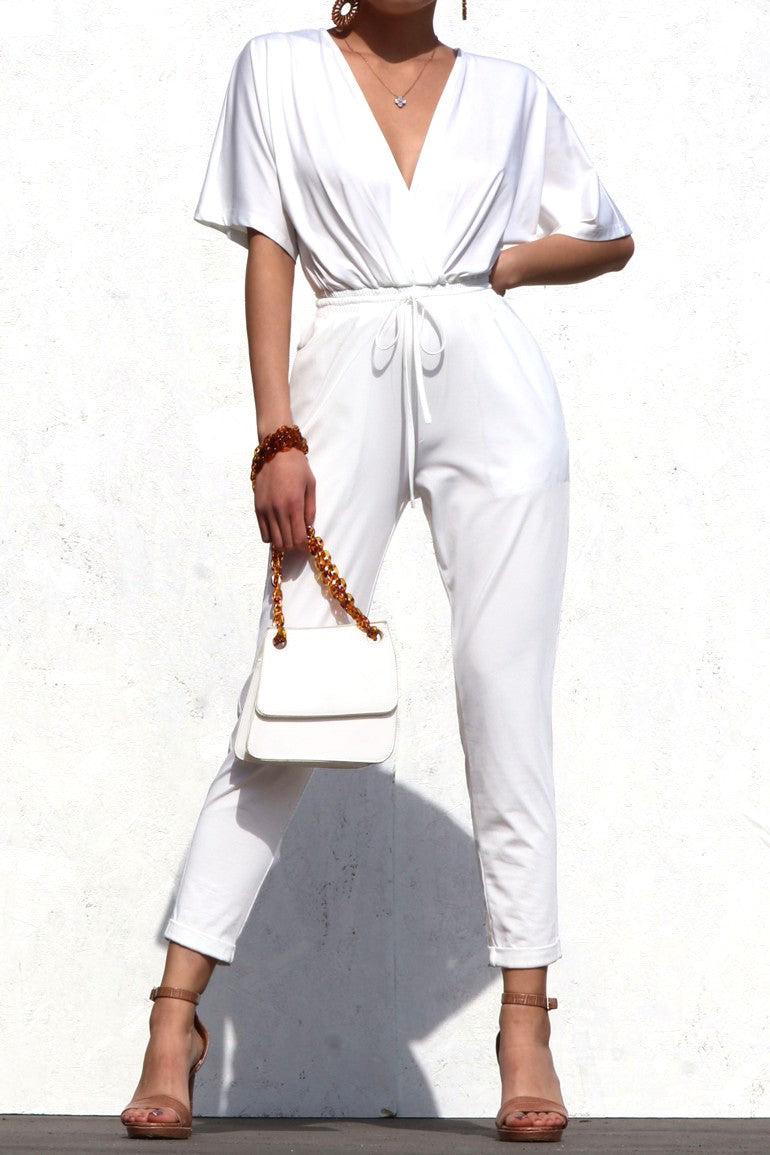 White Elegant Jumpsuit