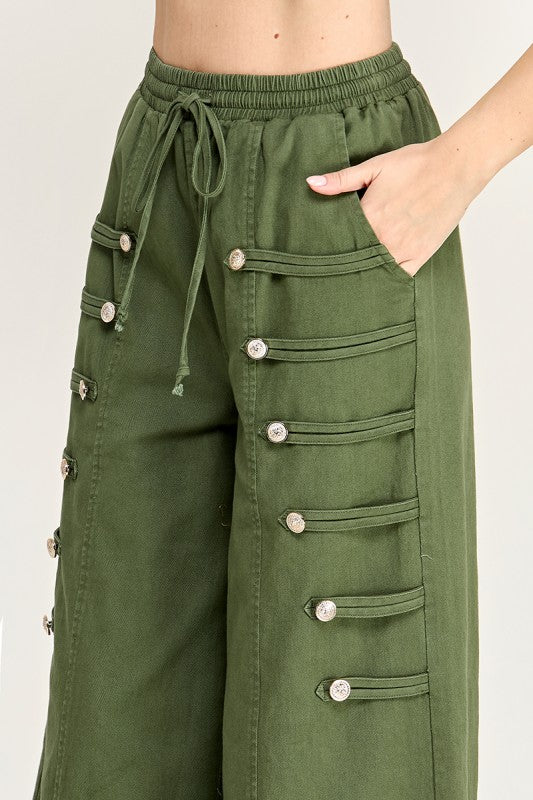 Pre-order Oct 12 Olive Military Pants