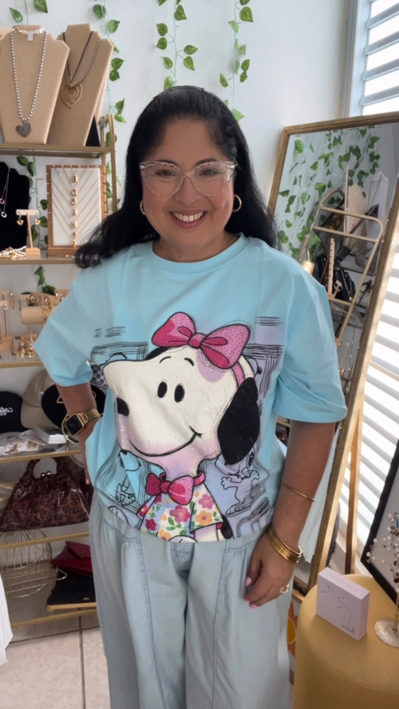 Blue Snoopy Oversize (L)