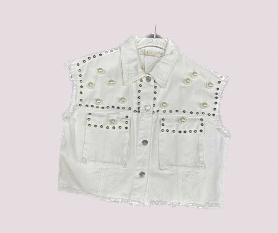 Pink or White Fashion Vest