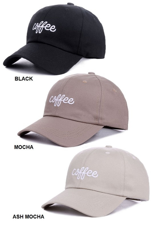 Café Baseball Cap Hat