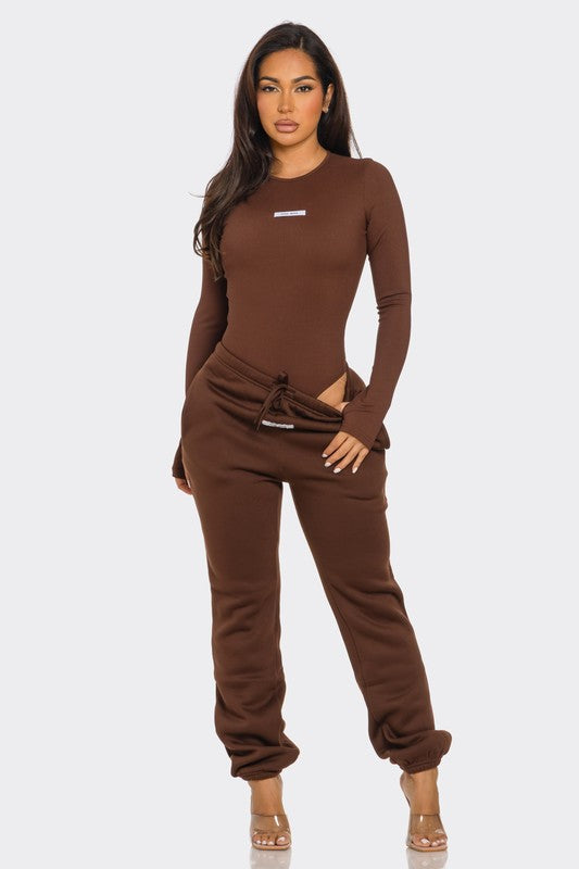 Hand Made Coffee Jogger Set
