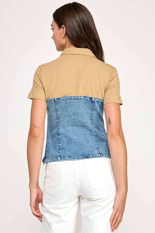 Khaki Polo Shirt