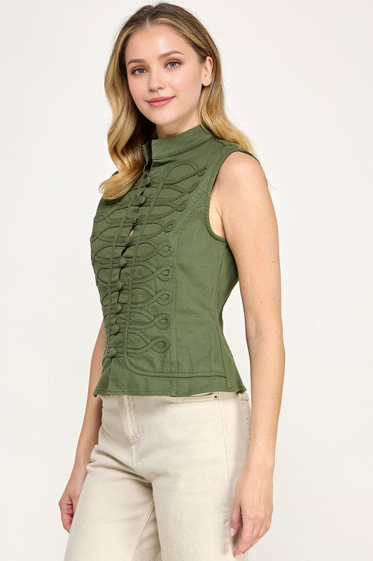 Pre-order Oct 12 Olive Military Vest