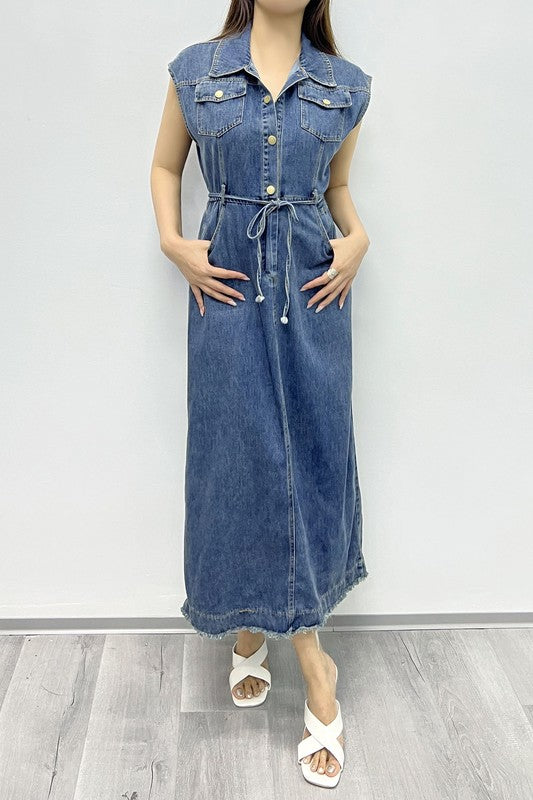 Traje en Denim Linea Premium