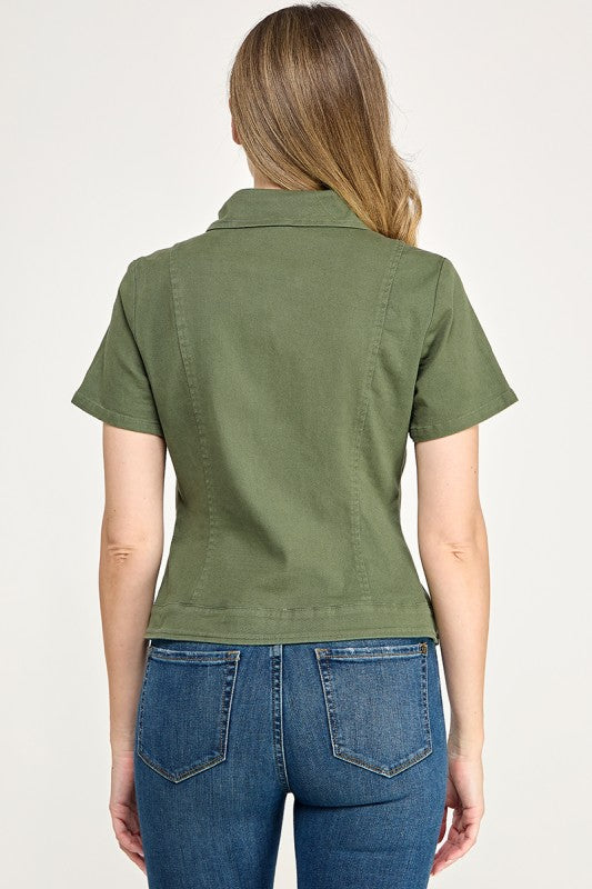 Pre-order Oct 26 Olive Napoleon Jacket