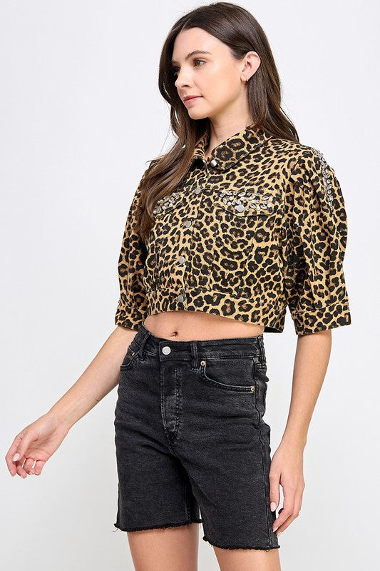 Re-Stock (se envía el sábado) Animal Print Jacket
