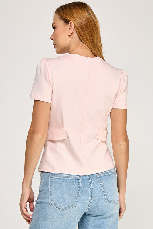 Pre-order Jan 19 Brooch Pink Top