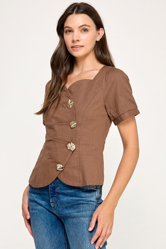 Pre-order Agosto 30 Brown Shirt