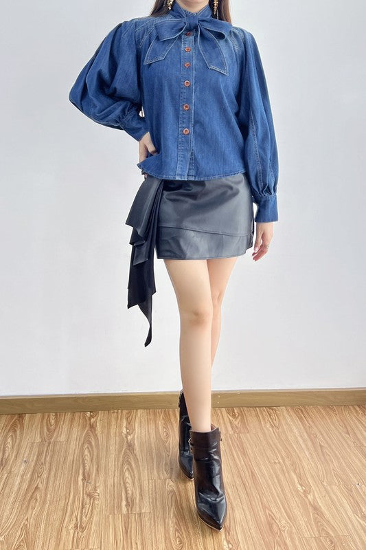 One Size Denim Shirt