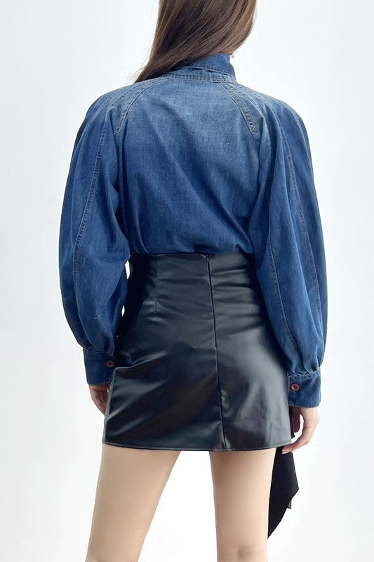 One Size Denim Shirt