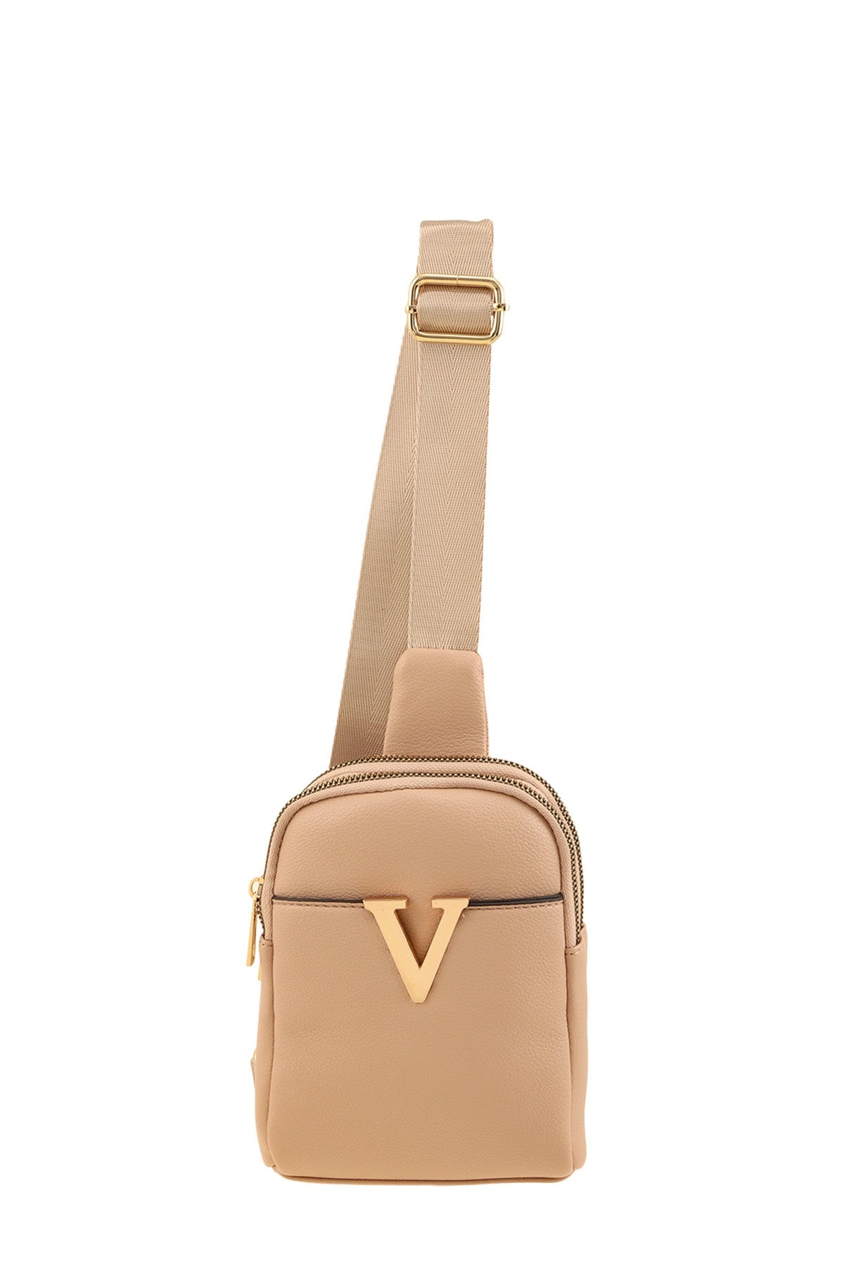 V Buckle Sling Bag