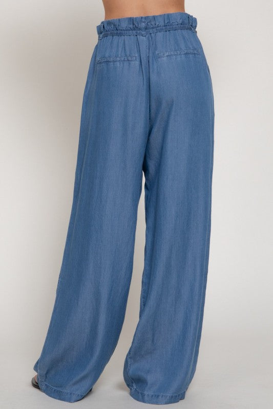 Pre-order June 29 Blue Paperbag Pants