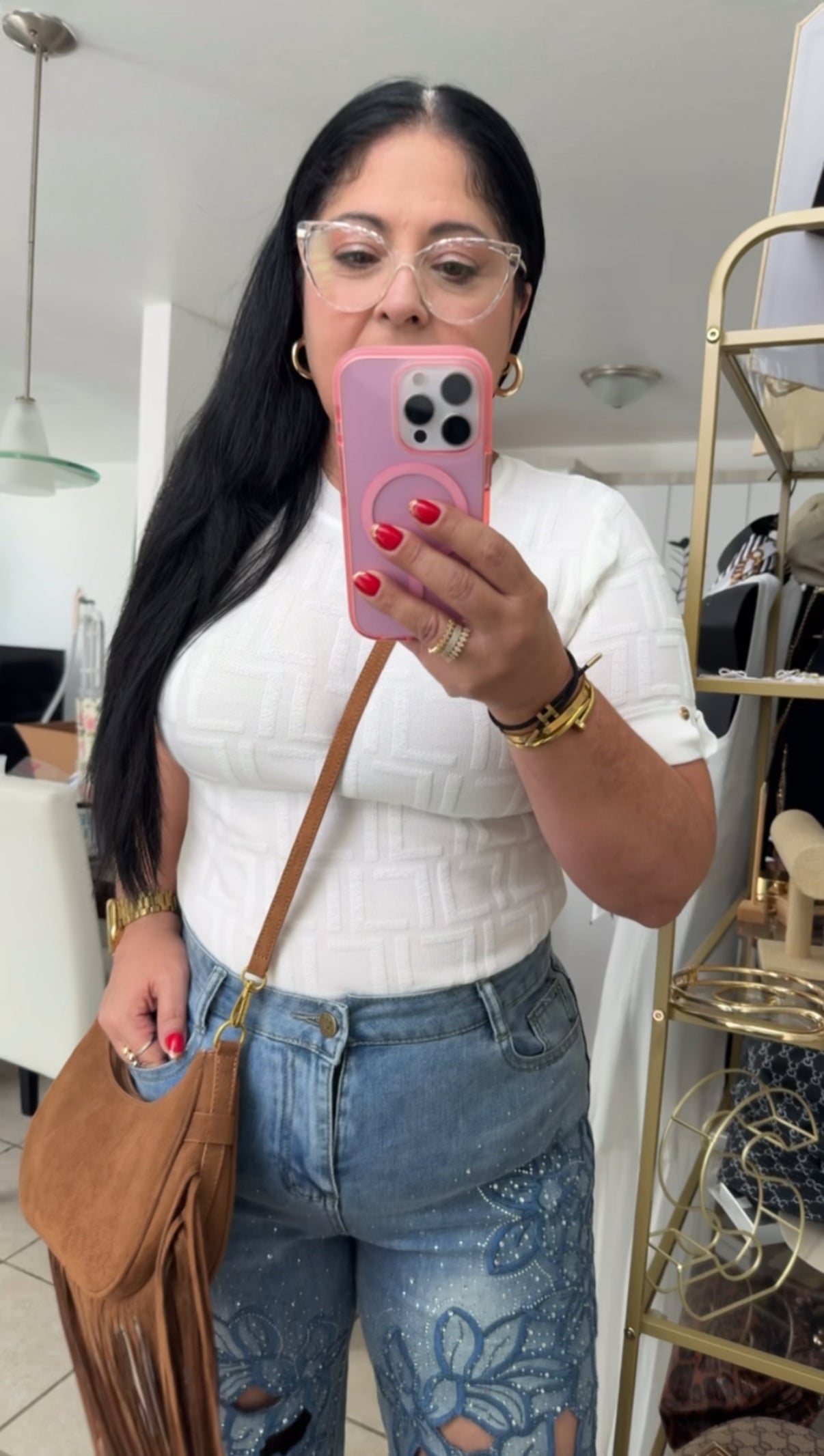 White Fen Inspo Top