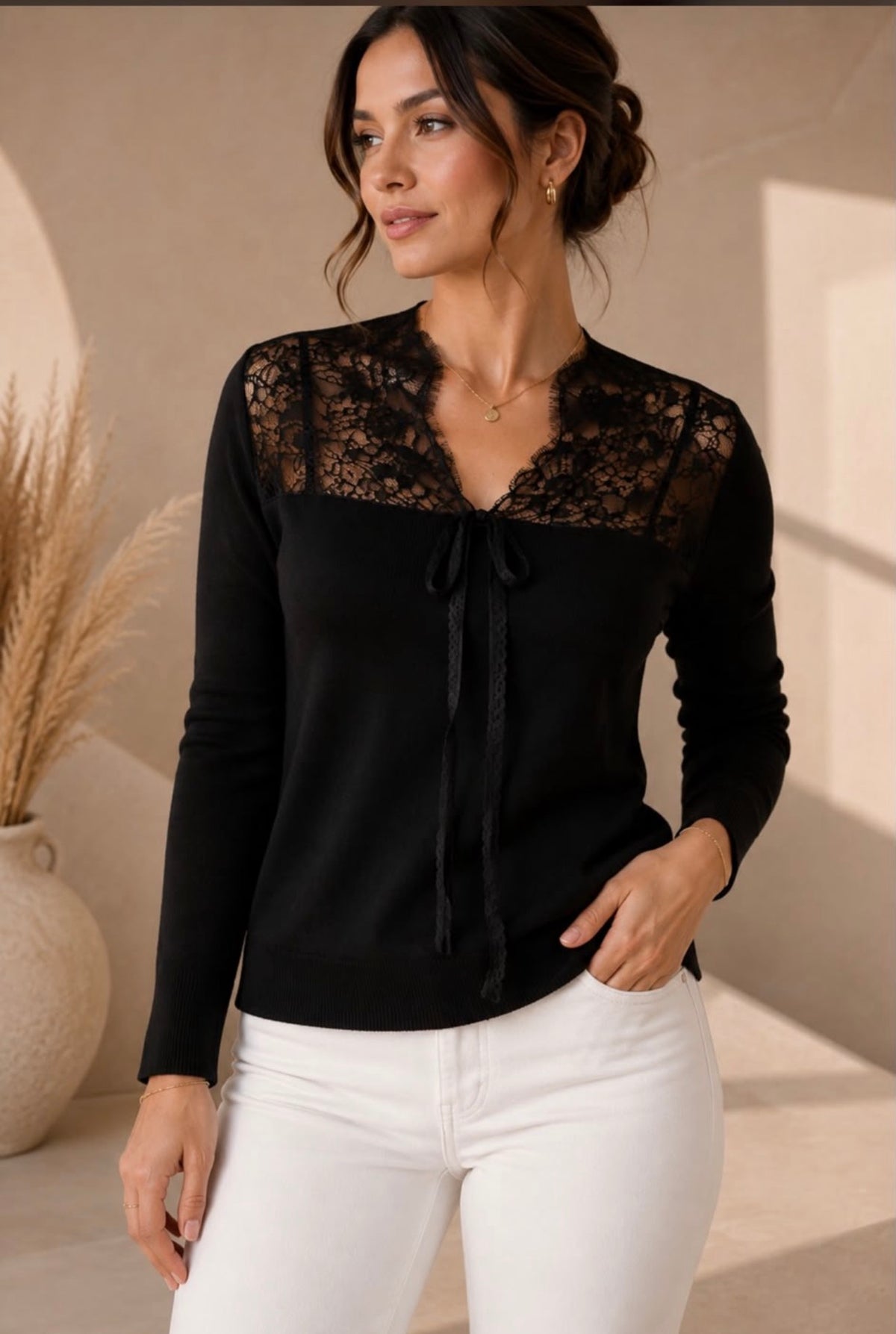 Black Sweater Shirt