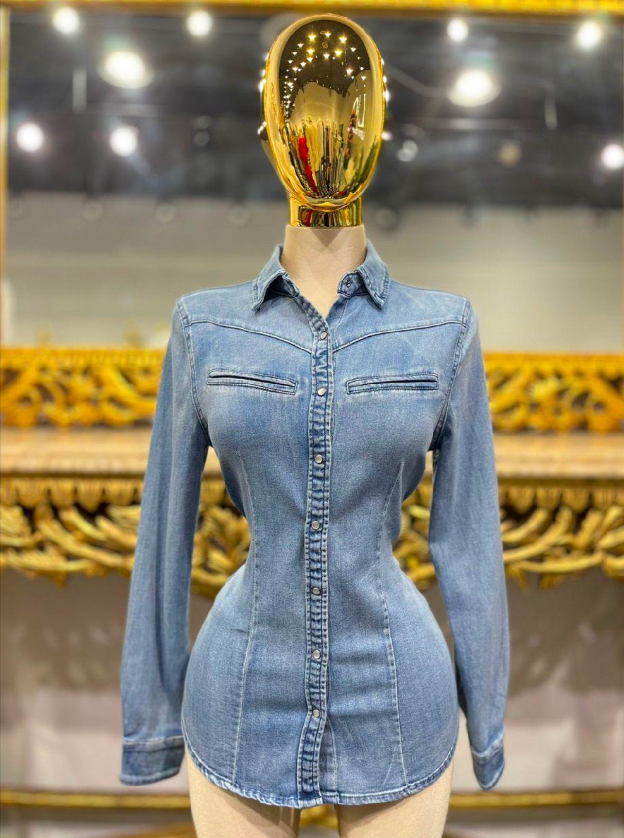 Denim Blouse