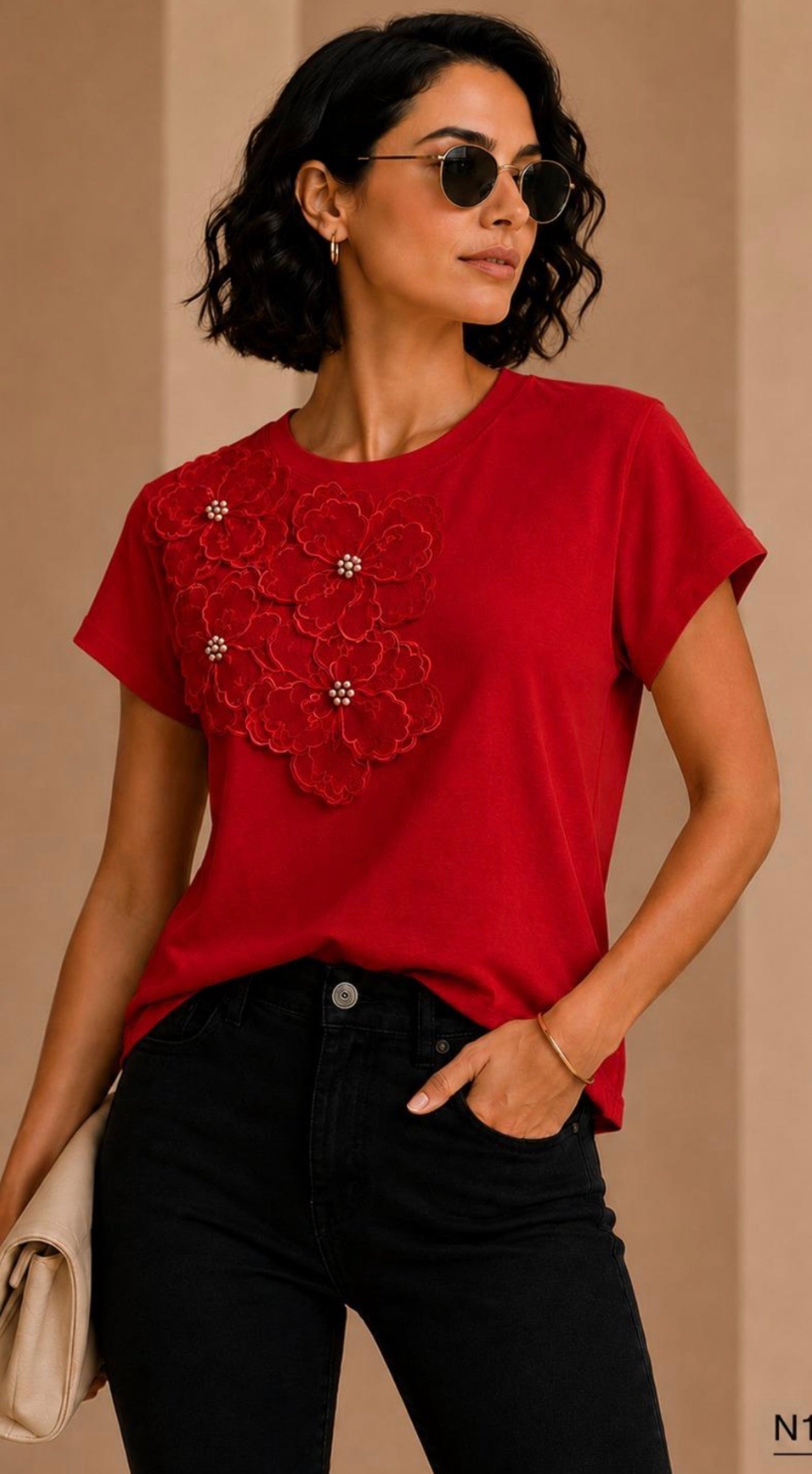 Red Flower T-Shirt