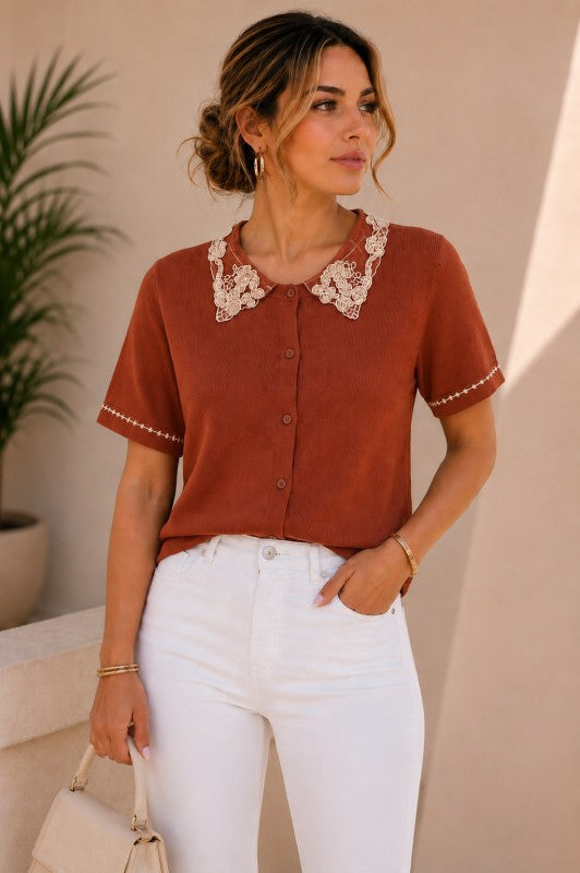 Caramel Polo Shirt