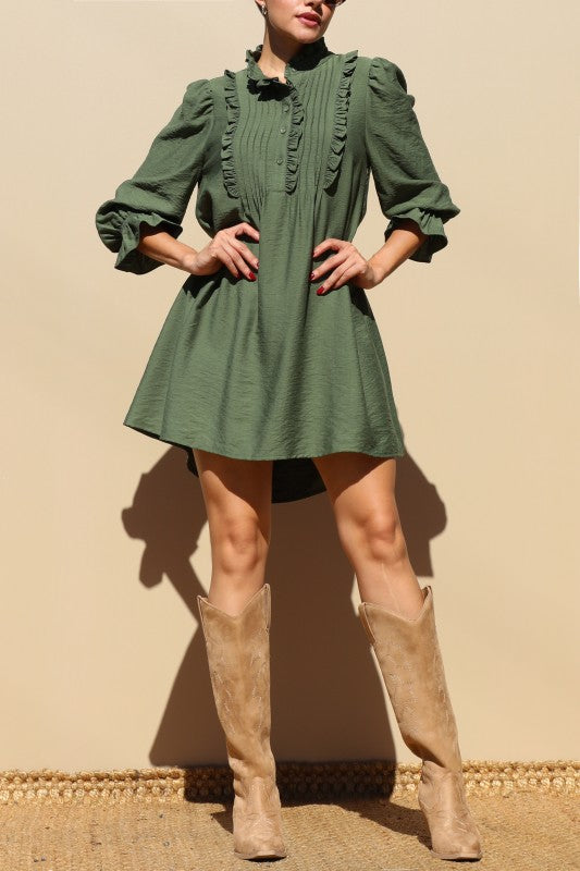 Pre-order July 18 Olive Mini Dress