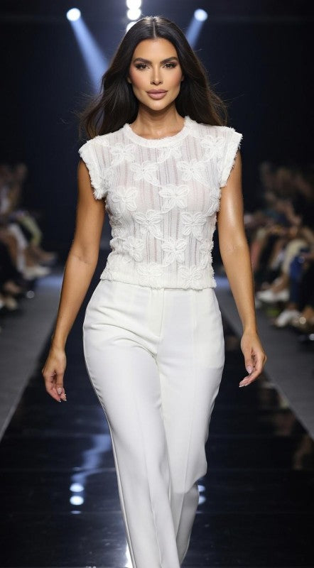 White Lace Shirt