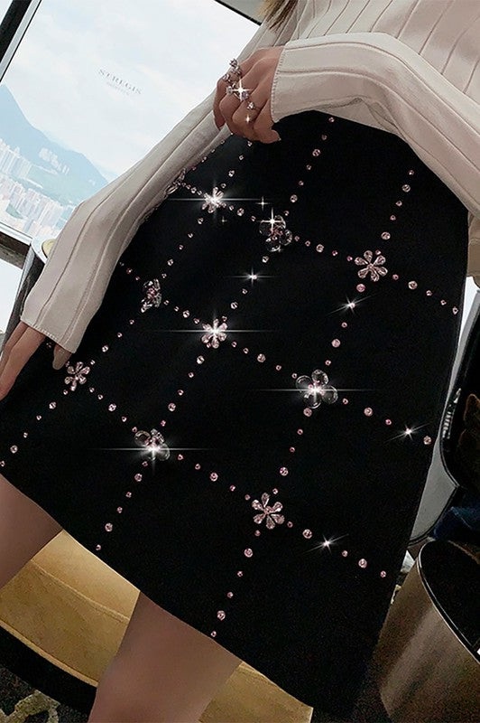 Crystal Mini Skirt